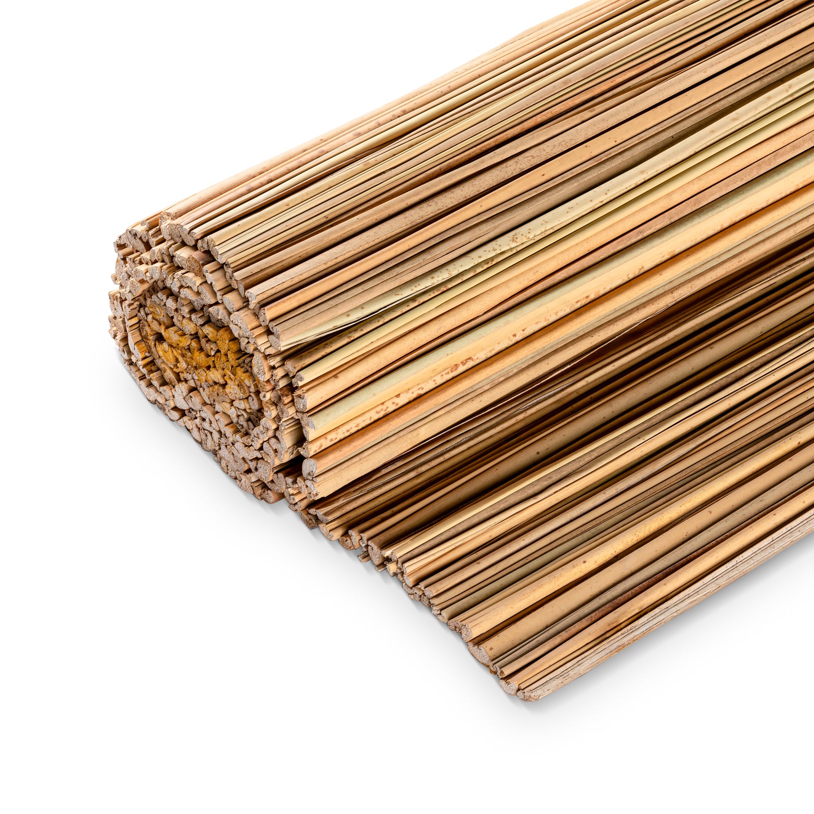 Bamboo schach mat partially unrolled